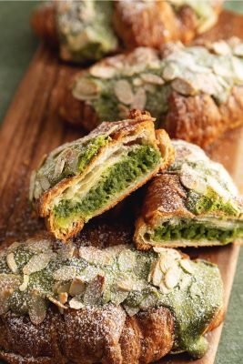 Matcha Almond Croissant